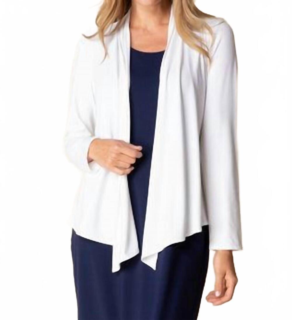 NEW HABITAT core travel waterfall jacket in white